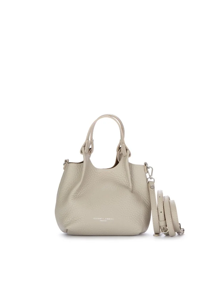 borsa a mano donna gianni chiarini dua mini beige chiaro