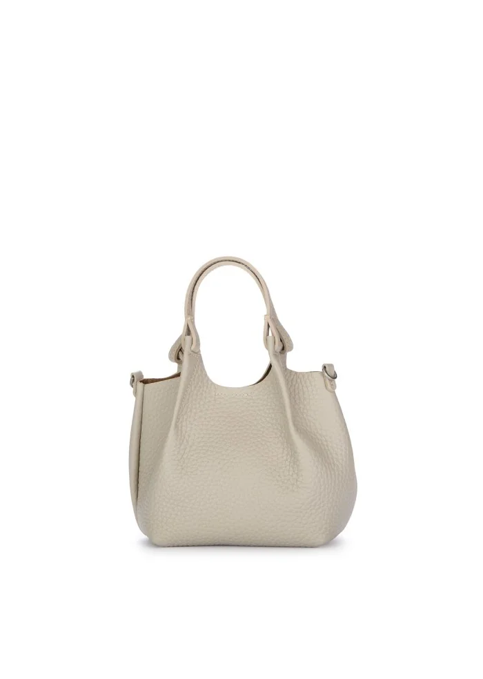 borsa a mano donna gianni chiarini dua mini beige chiaro