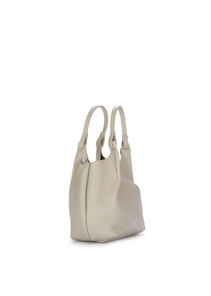 borsa a mano donna gianni chiarini dua mini beige chiaro