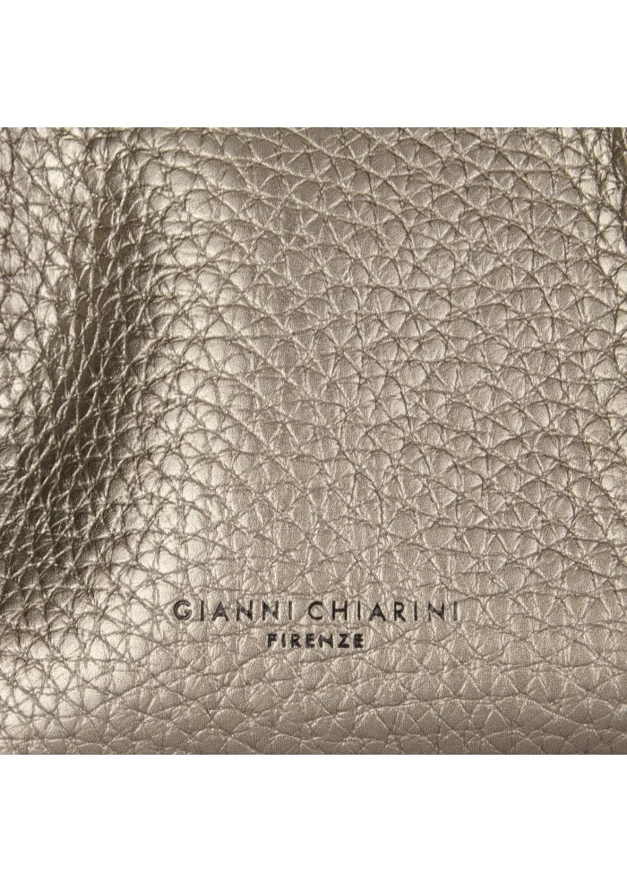 borsa a mano donna gianni chiarini dua mini metallico