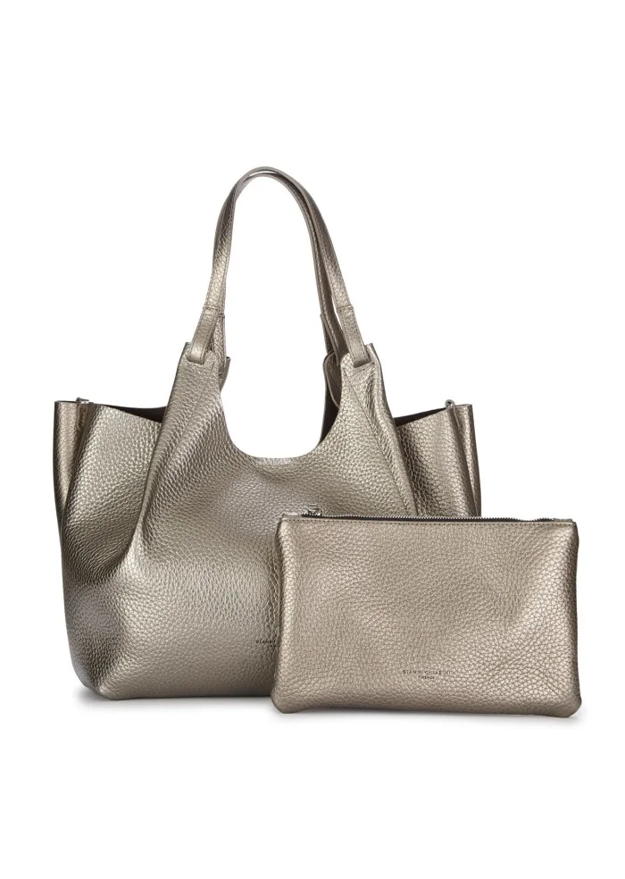 GIANNI CHIARINI | BORSA A SPALLA DUA METALLICO