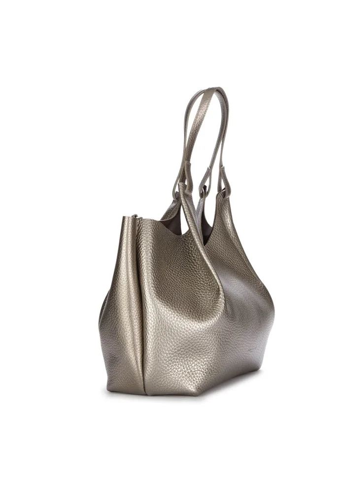 borsa a spalla donna gianni chiarini dua metallico