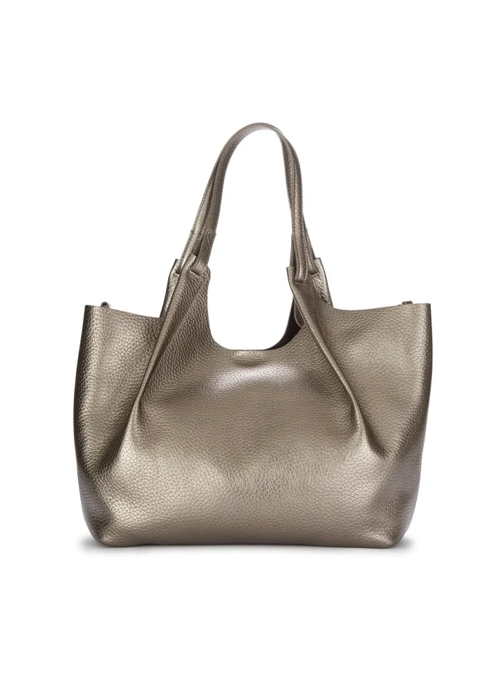 borsa a spalla donna gianni chiarini dua metallico