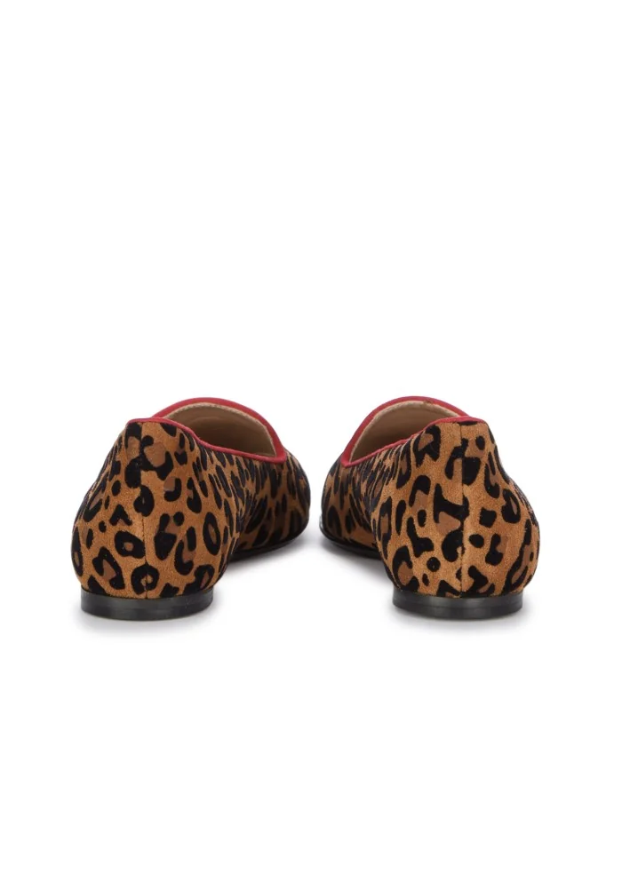 ballerine donna il borgo firenze leopardino marrone nero rosso