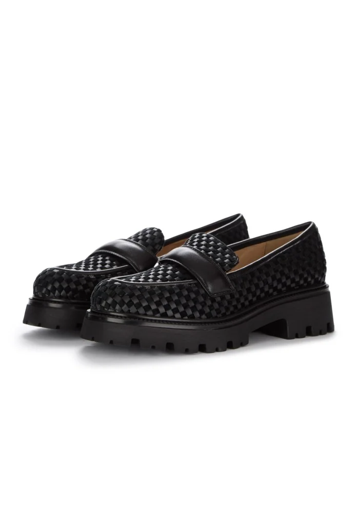 damen loafer il borgo firenze dama schwarz