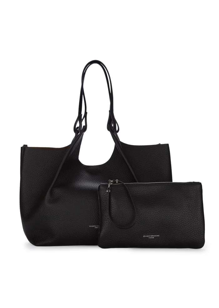 damen schultertasche gianni chiarini dua schwarz