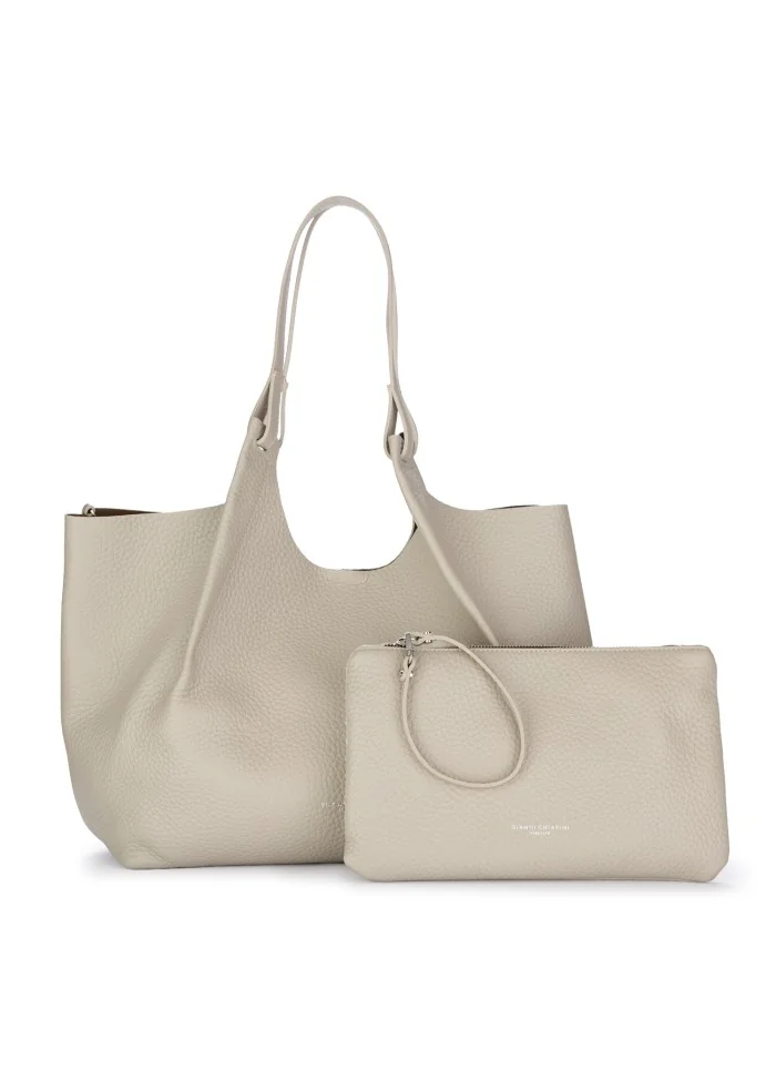 damen schultertasche gianni chiarini dua hellbeige