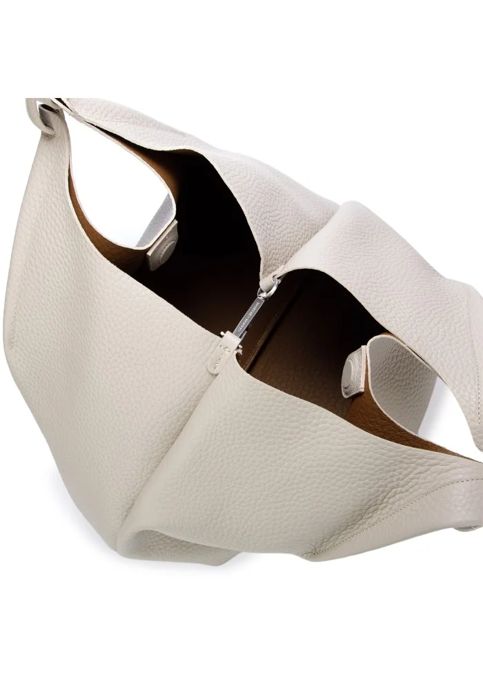 borsa a spalla donna gianni chiarini dua beige chiaro