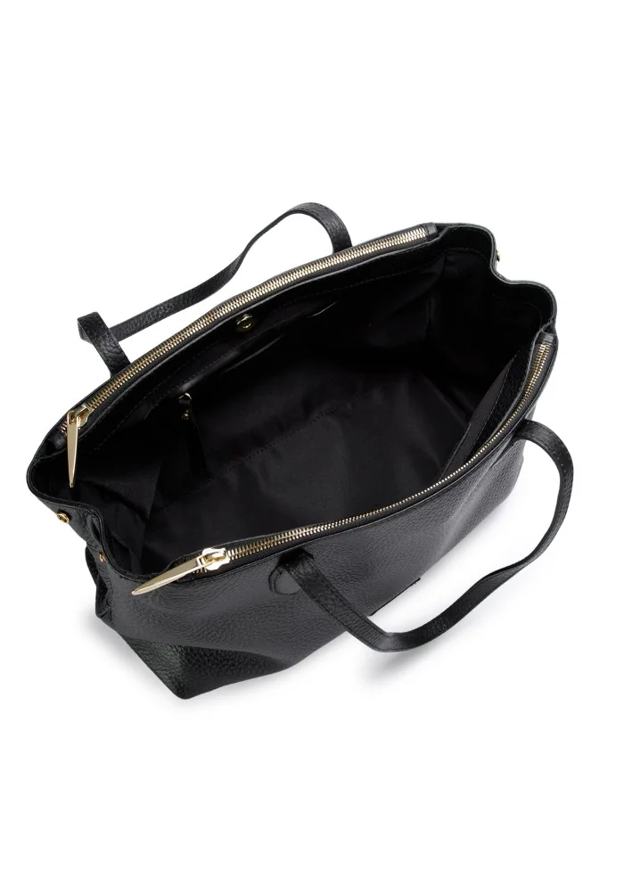 borsa shopper donna gianni chiarini mara nero