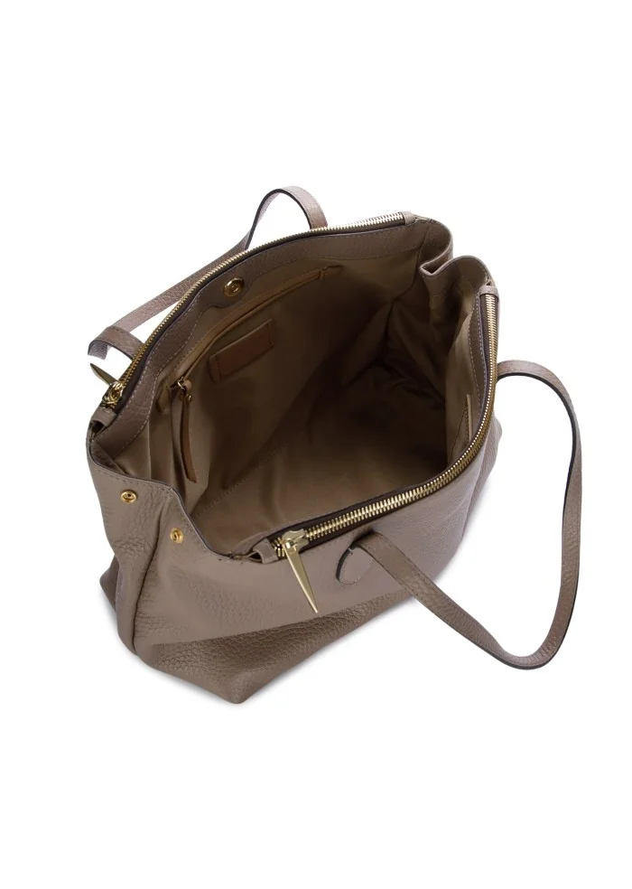 damen shopper tasche gianni chiarini mara taupe