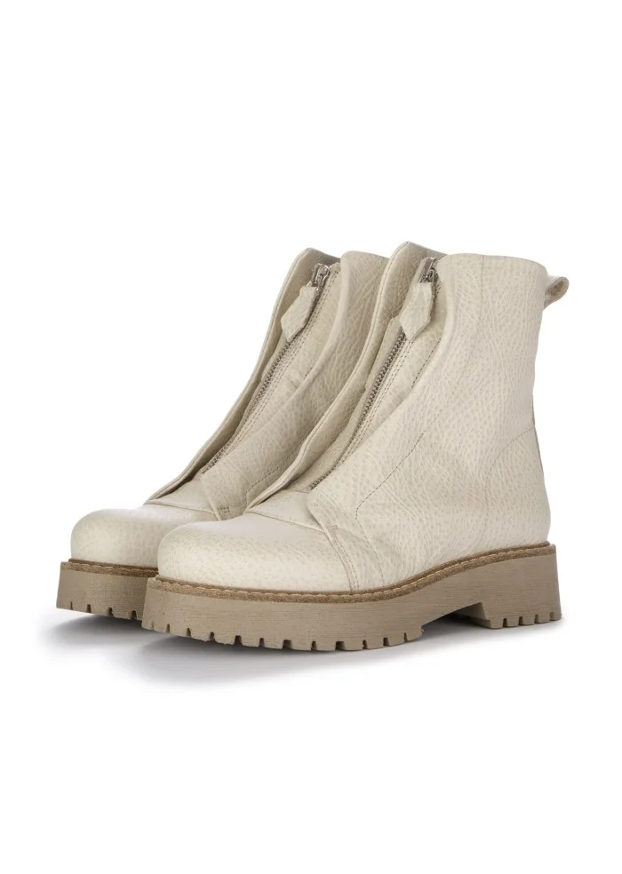 damen stiefeletten patrizia bonfanti kuni zip bisonte beige