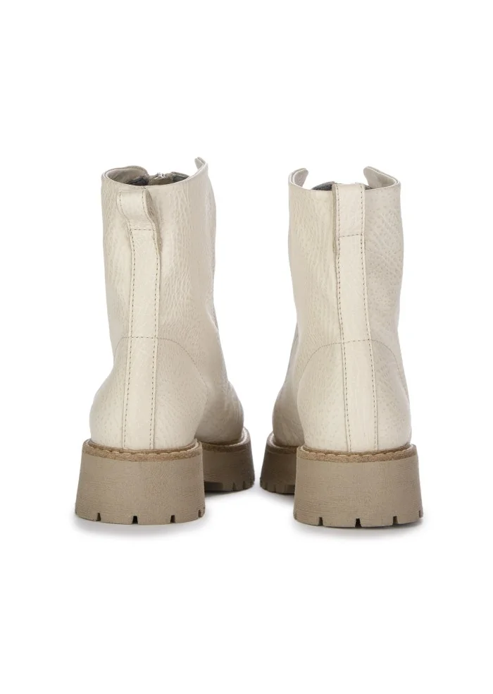 womens ankle boots kuni zip bisonte beige