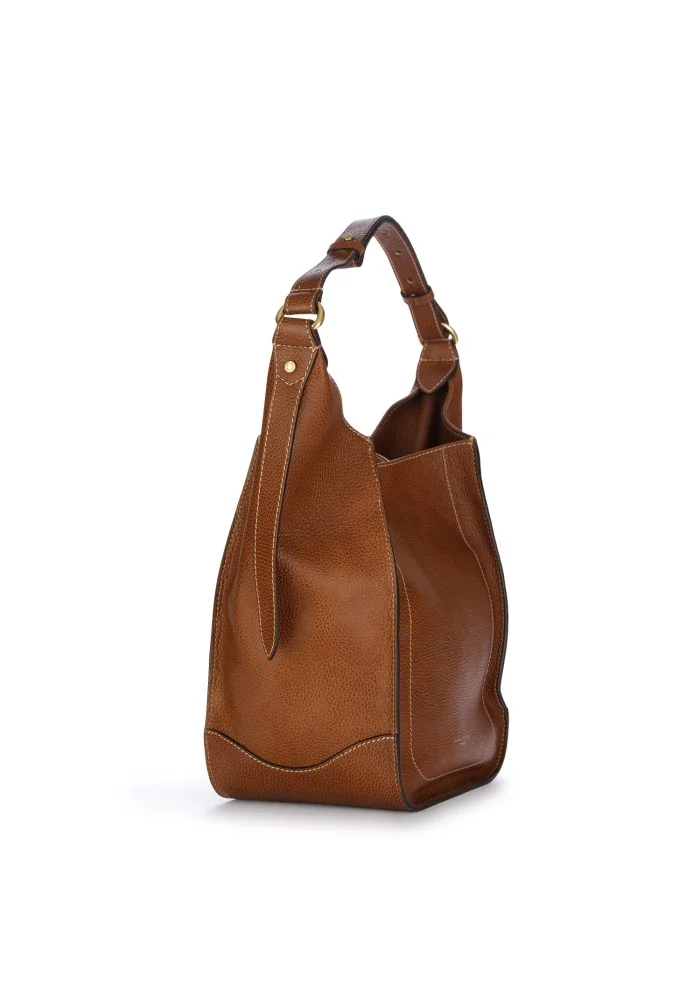 damen schultertasche gianni chiarini olly miele braun