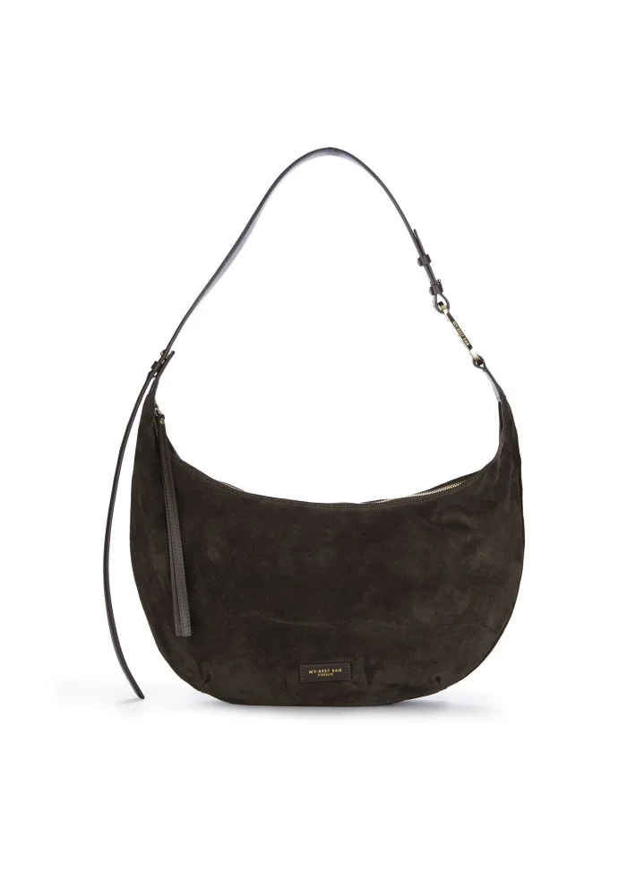 borsa a spalla donna my best bag moon marrone