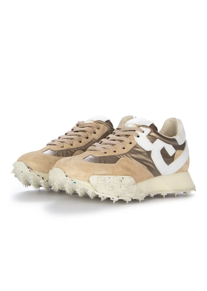 sneakers donna barracuda impact beige metallizzato