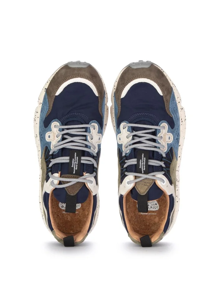 herren sneaker flower mountain yamano 3 blau braun