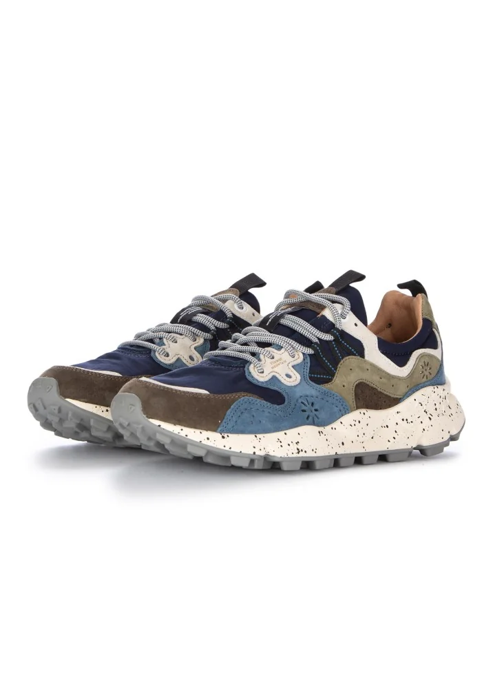 herren sneaker flower mountain yamano 3 blau braun