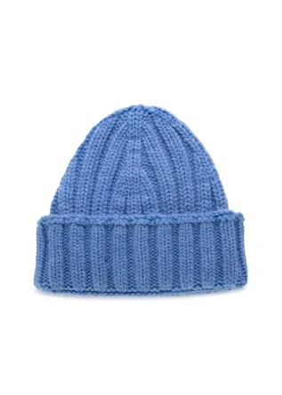 unisex beanie riviera cashmere ribbed blue jeans