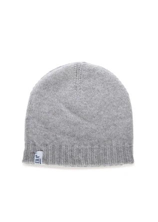 RIVIERA CASHMERE | BEANIE DOUBLEFACE BLUE GREY