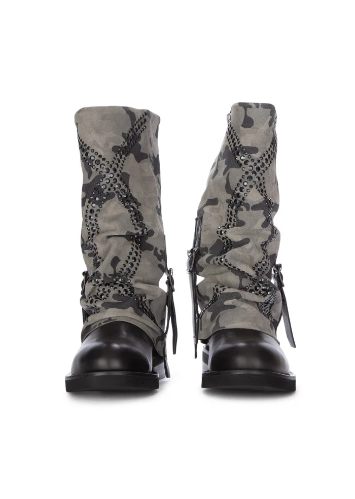 womens boots juice camo militare grey black