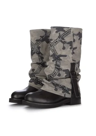 womens boots juice camo militare grey black