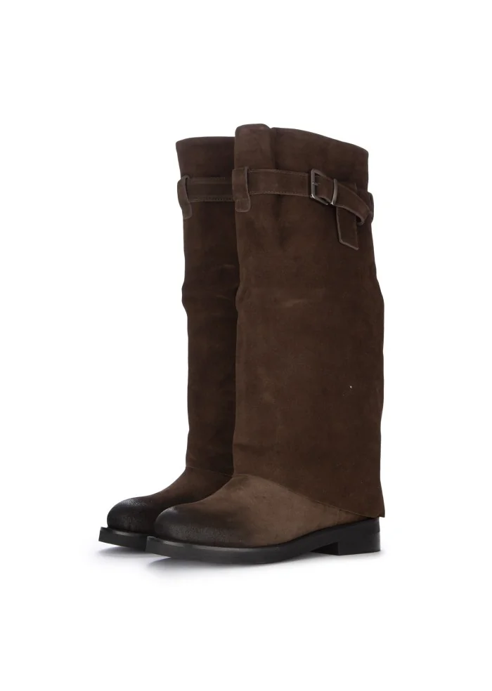 womens boots juice suede brown