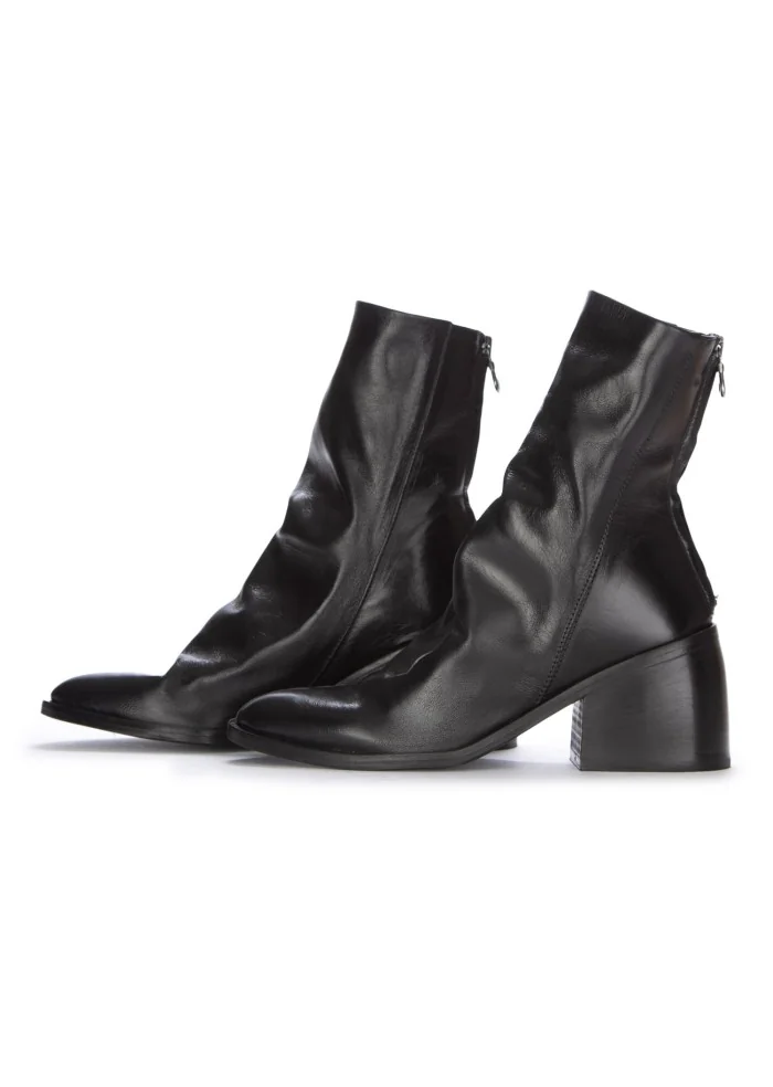 womens heeled ankle boots juice moka black