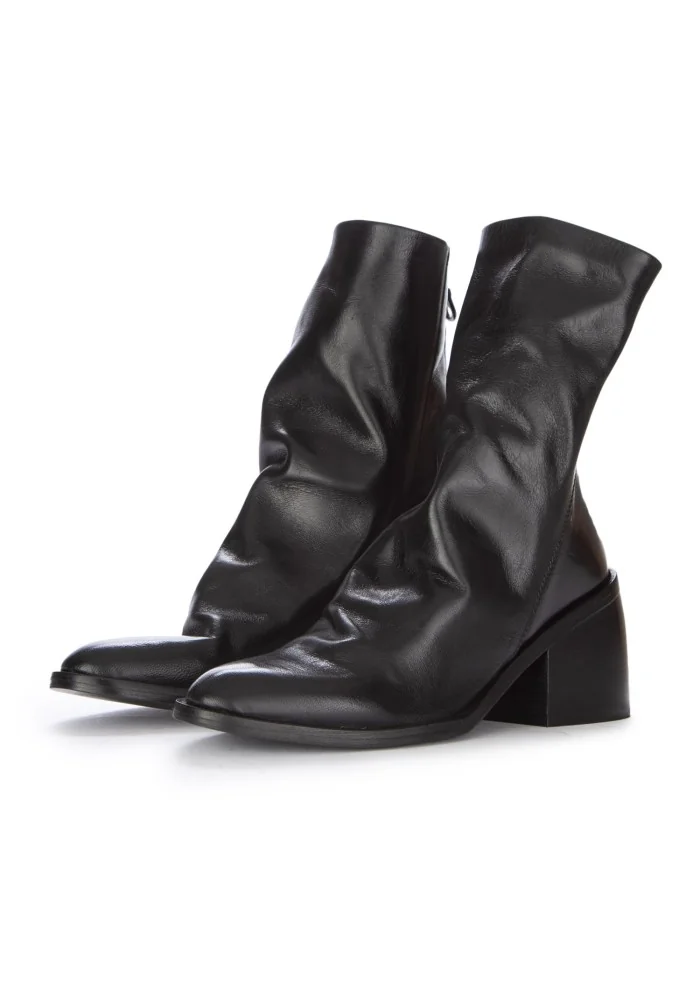 womens heeled ankle boots juice moka black