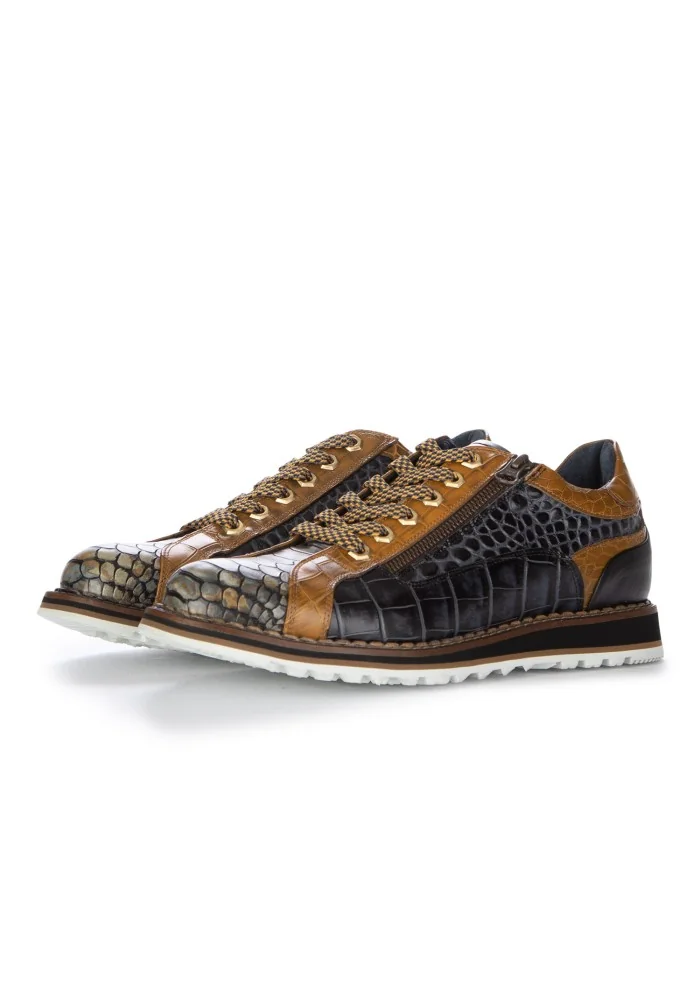 mens laced up shoes lorenzi camon cuoio brown black