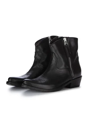 womens cowboy ankle boots keep calif cuoio black