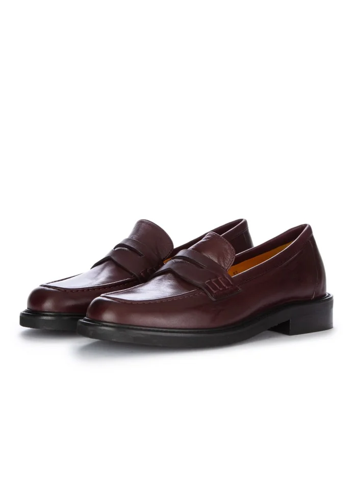 damen loafer mara bini frida seta bordeaux