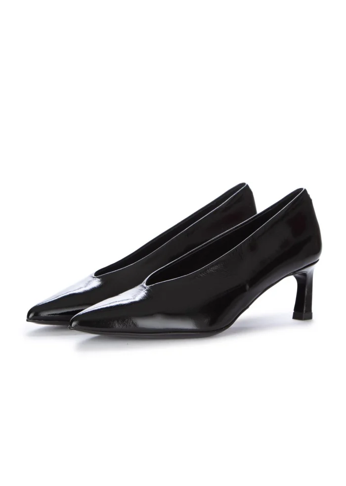 damen schuhe mit absatz halmanera glaze schwarz