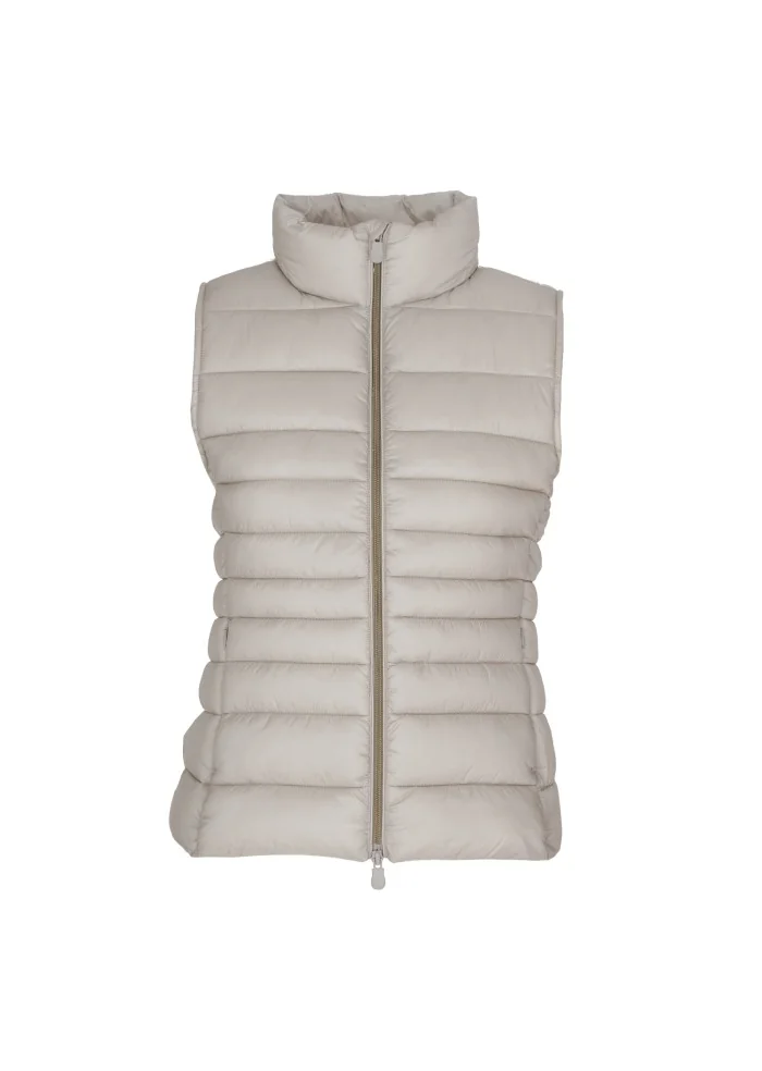 SAVE THE DUCK | GILET PIUMINO IRIS19 LYNN BEIGE