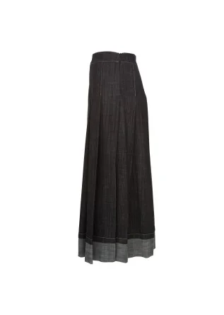 woemns skirt kartica long ruffles black