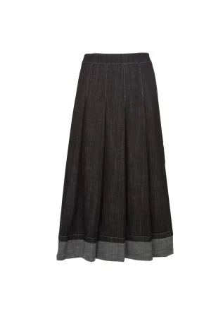 KARTIKA | SKIRT LONG RUFFLES BLACK