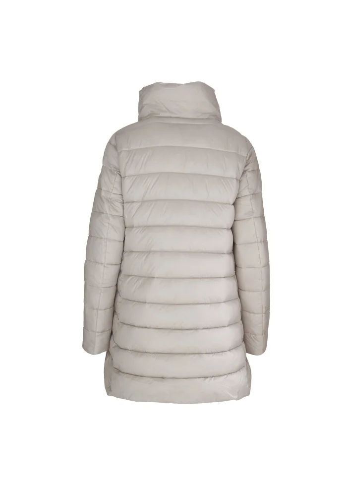 womens down jacket save the duck iris19 lydia beige