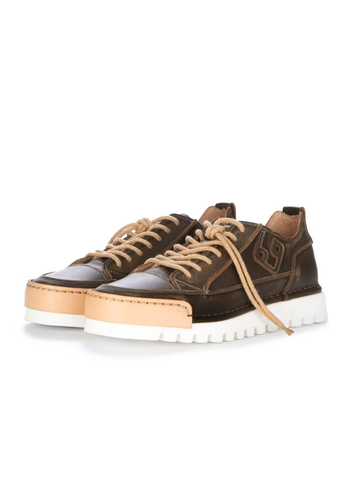 BNG REAL SHOES | SNEAKERS LA MILITARE NOCE MARRONE