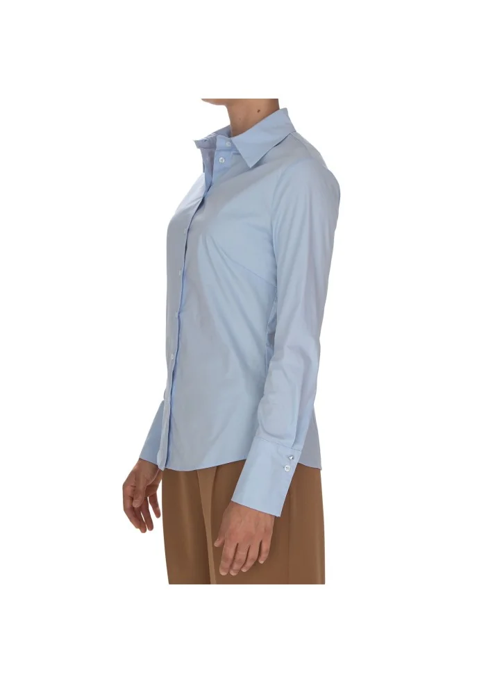 camicia donna kartika sfiancata azzurro