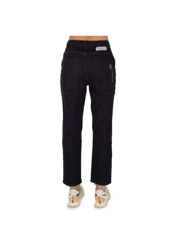 womens jeans noumeno concept rear writing blue