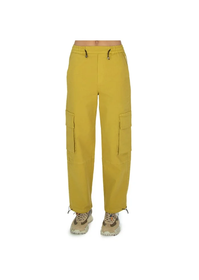 womens trousers noumeno concept cargo green