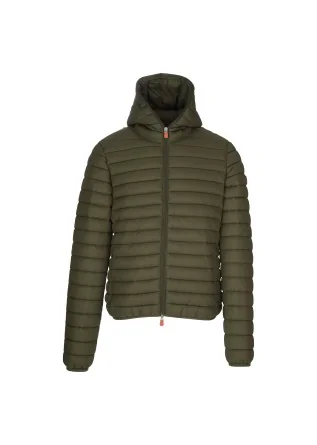 mens down jacket save the duck giga01 donald green