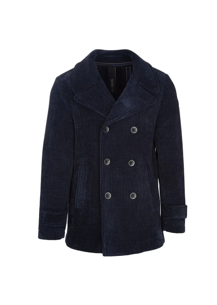 DISTRETTO 12 | CAPPOTTO PEACOAT ALBA BLU