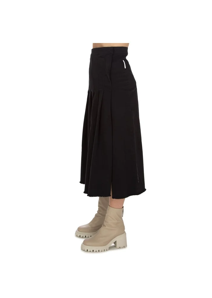 womens skirt noumeno concept side slit black