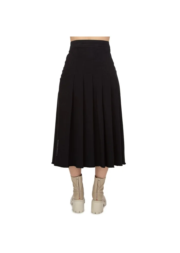 womens skirt noumeno concept side slit black