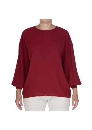 blusa donna kartika girocollo rosso