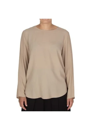 blusa donna kartika girocollo beige