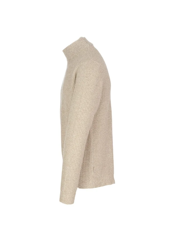 maglione uomo daniele fiesoli collo alto beige