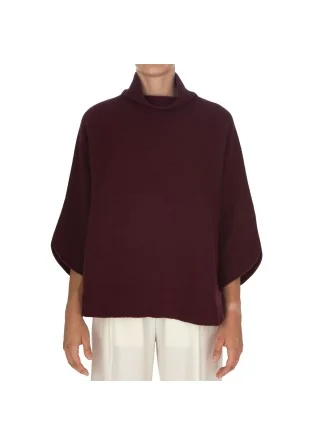 maglione donna cashmere island montalcino bordeaux