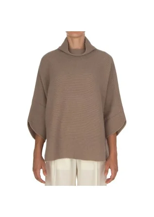 womens sweater cashmere island montalcino taupe grey