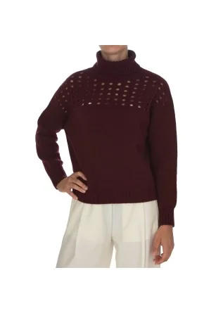 CASHMERE ISLAND | PULLOVER ANGHIARI BORDEAUX